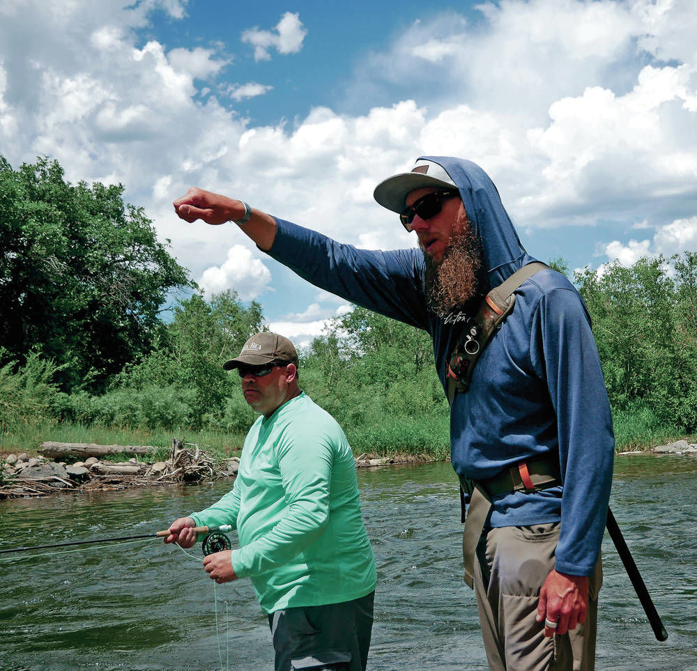 Fly-fishing guide works to help fellow veterans with excursions to the Chama River
